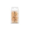 Dessata Glitter & Metal rose gold hårsnodd - 6 st