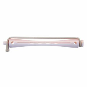 Permanentspole 7 mm x 91 mm vit/rosa - 12 st