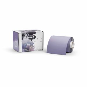 8857-Foil 100 m embossed, Lavender