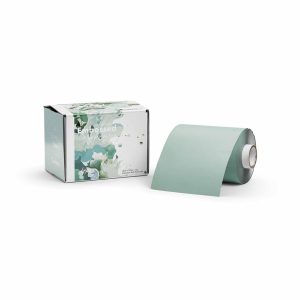 8858-Foil 100 m embossed, Mint Grön