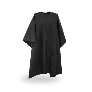 5650-Wako Crinkle cape, black