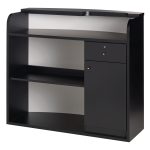 LR:RD040-VERONA BLACK RECEPTION DESK-1