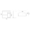 LR:RD040-VERONA BLACK RECEPTION DESK-2