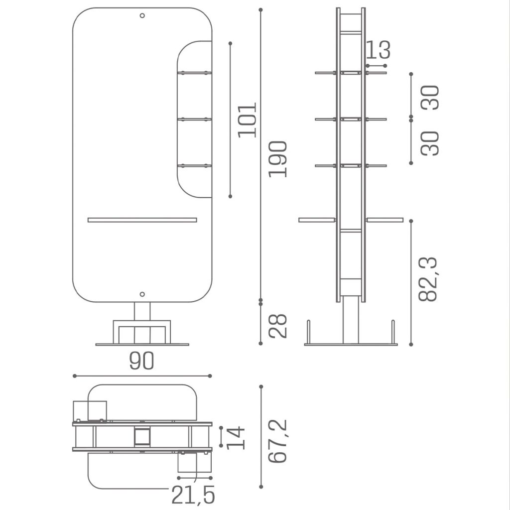MI:510-09:-NEW YORK STYLING MIRROR-2