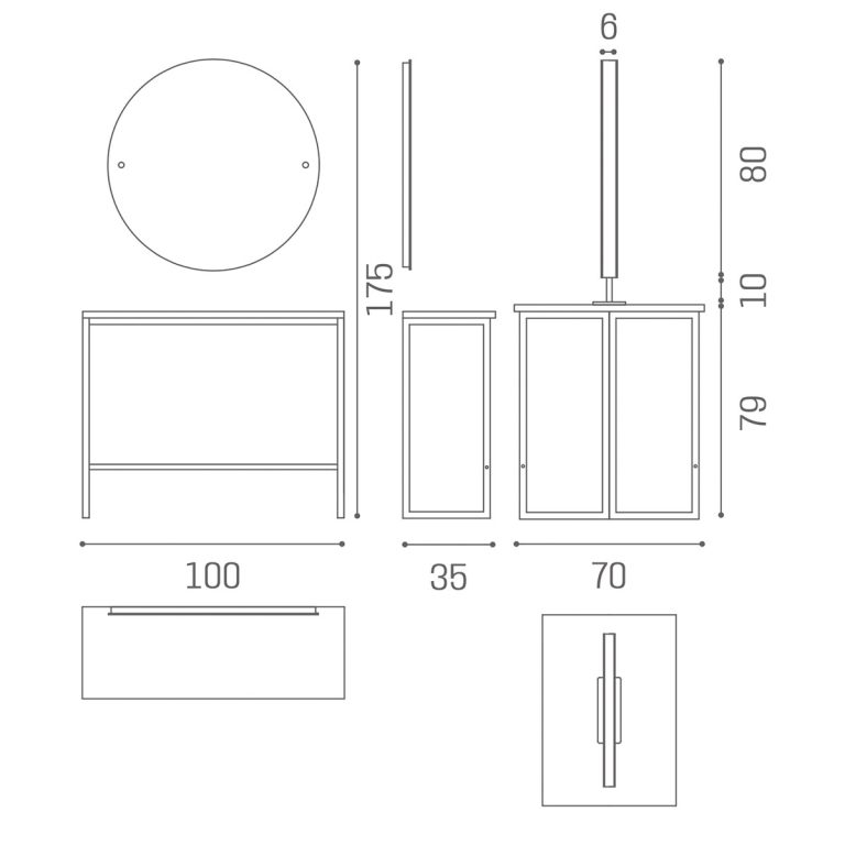 MI:530:-LONDON STYLING MIRROR-6
