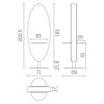 MI:590-03:-MERCURY STYLING MIRROR-2