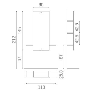 MI:610-OXFORD STYLING MIRROR-1