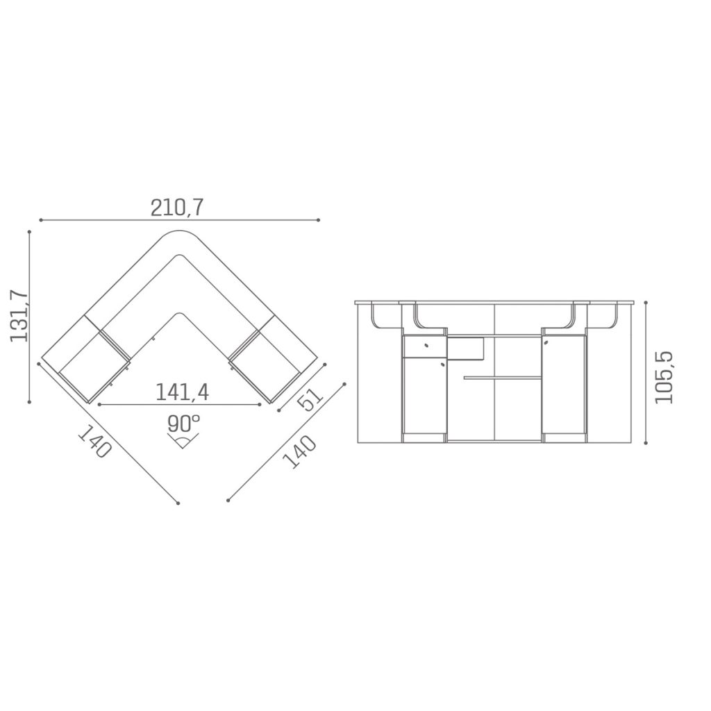 RD:260:-SMART RECEPTION DESK-7