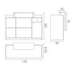 RD:280:-ROMANCE RECEPTION DESK-7