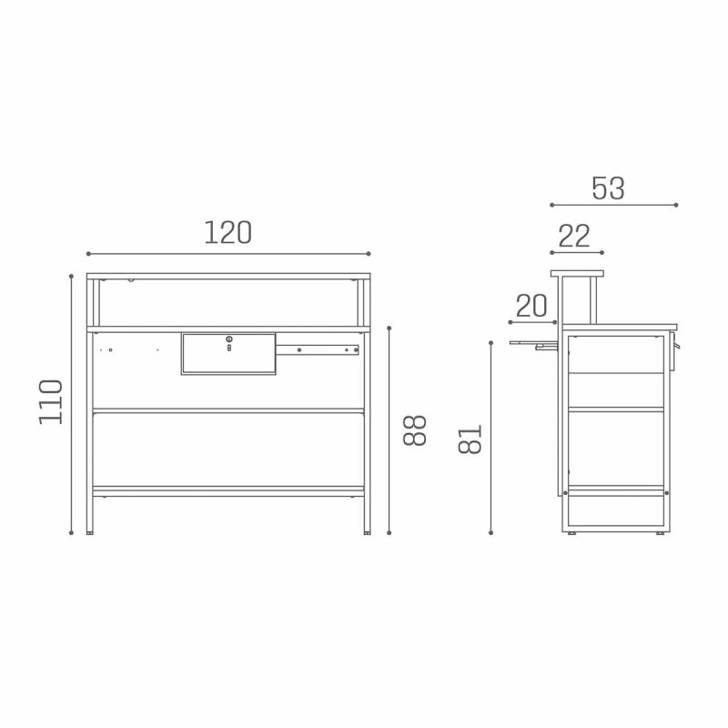 RD:310-CARNABY RECEPTION DESK-3